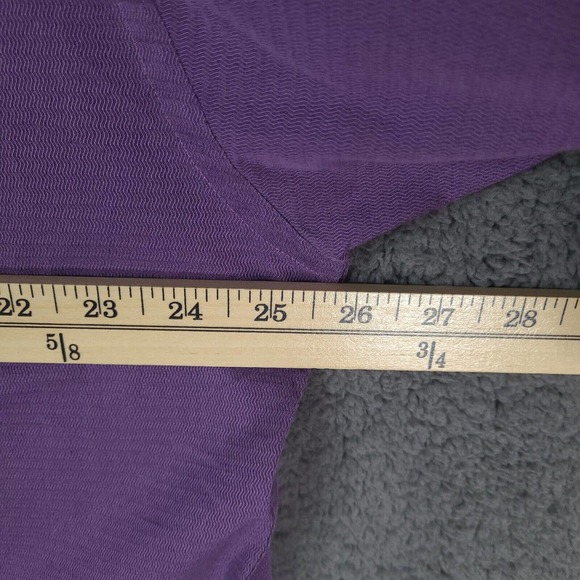 Kenneth Cole Dress‎ Shirt Size 16.5 34-35 Purple Button Down Long Sleeve - Picture 10 of 12